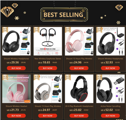 Tv Bluetooth Headphones Wireless Headphon with Mic USB Adaptor Headset Noise Canceling Stereo Foldable Bass for TV Earphone