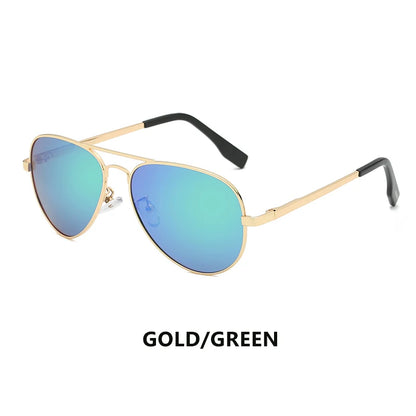 LIOUMO Hochwertige Piloten-Sonnenbrille für Herren, polarisierte Autofahrerbrille für Damen, modische Pilotenbrille, blendfreie Sonnenbrille für Herren