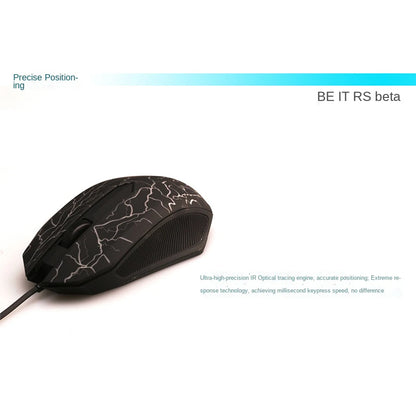 2400 DPI USB Wired Mouse Gaming Mouse LED Backlit Professional Gamer Mice Ergonomic Computer Mouse for PC Laptop Macbook
