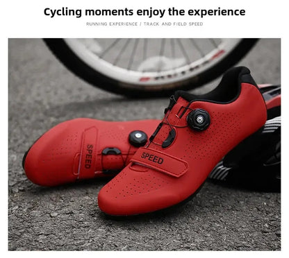Unisex Road And Mountain Bike Lock Shoes Outdoor Pedal Assisted Bicycle Riding Shoes Cross-Border New Model Sports Entertainment