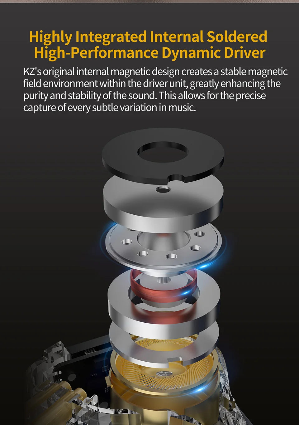 KZ ZS10 PRO 2 In Ear Monitor IEM,1DD+4BA Hybrid Wired Earbuds,with 4-Level Tuning Switch,3-Way Crossover Gaming Earbud IEM Cable