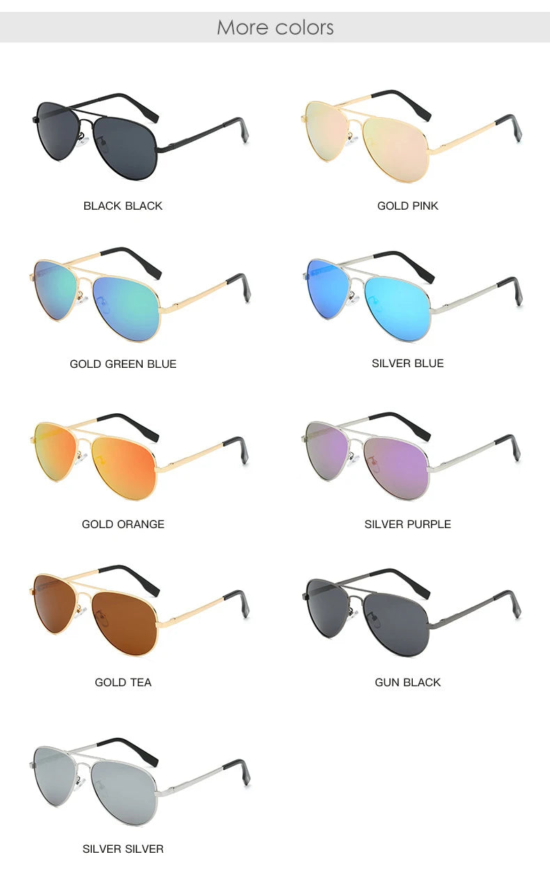 LIOUMO Hochwertige Piloten-Sonnenbrille für Herren, polarisierte Autofahrerbrille für Damen, modische Pilotenbrille, blendfreie Sonnenbrille für Herren