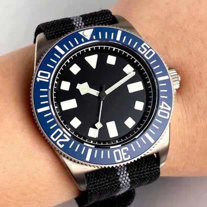 Titanium Case Tandorio 42mm Retro FXD NH35 PT5000 Mechanical Men Watch Sapphire 200M Diver Watches Luminous Montres hommes