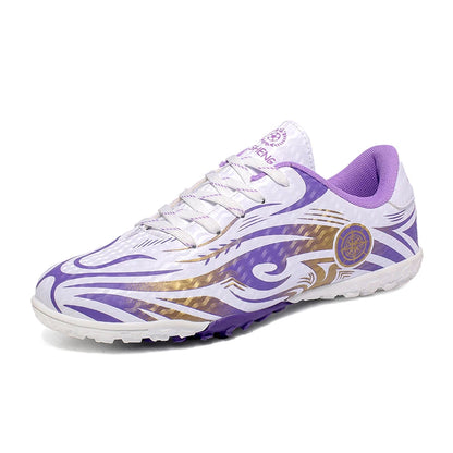 Scarpe da calcio da uomo, comode e traspiranti, per ragazzi, leggere e antiscivolo, scarpe da allenamento per erba, turf e sport all’aperto