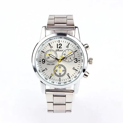 Watch Men Luxury Stainless Steel Sport Quartz Hour Wrist Analog Watch Casual Chic Watch Relogios Masculino Montre Homme Reloj
