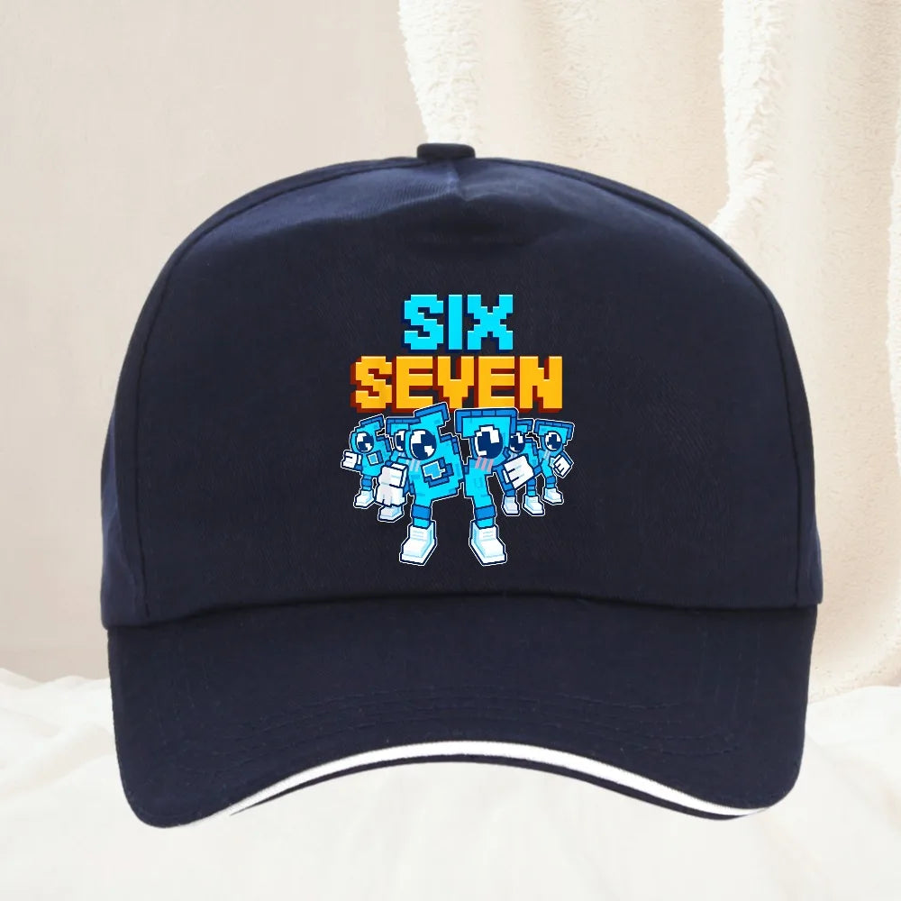 Meme 67 Six Seven 6 7 Talianska bejzbalová čiapka Brainrot pre mužov, trucker čiapka, jarná, ležérna, outdoorová, do posilňovne, slnečná clona, snapback čiapka