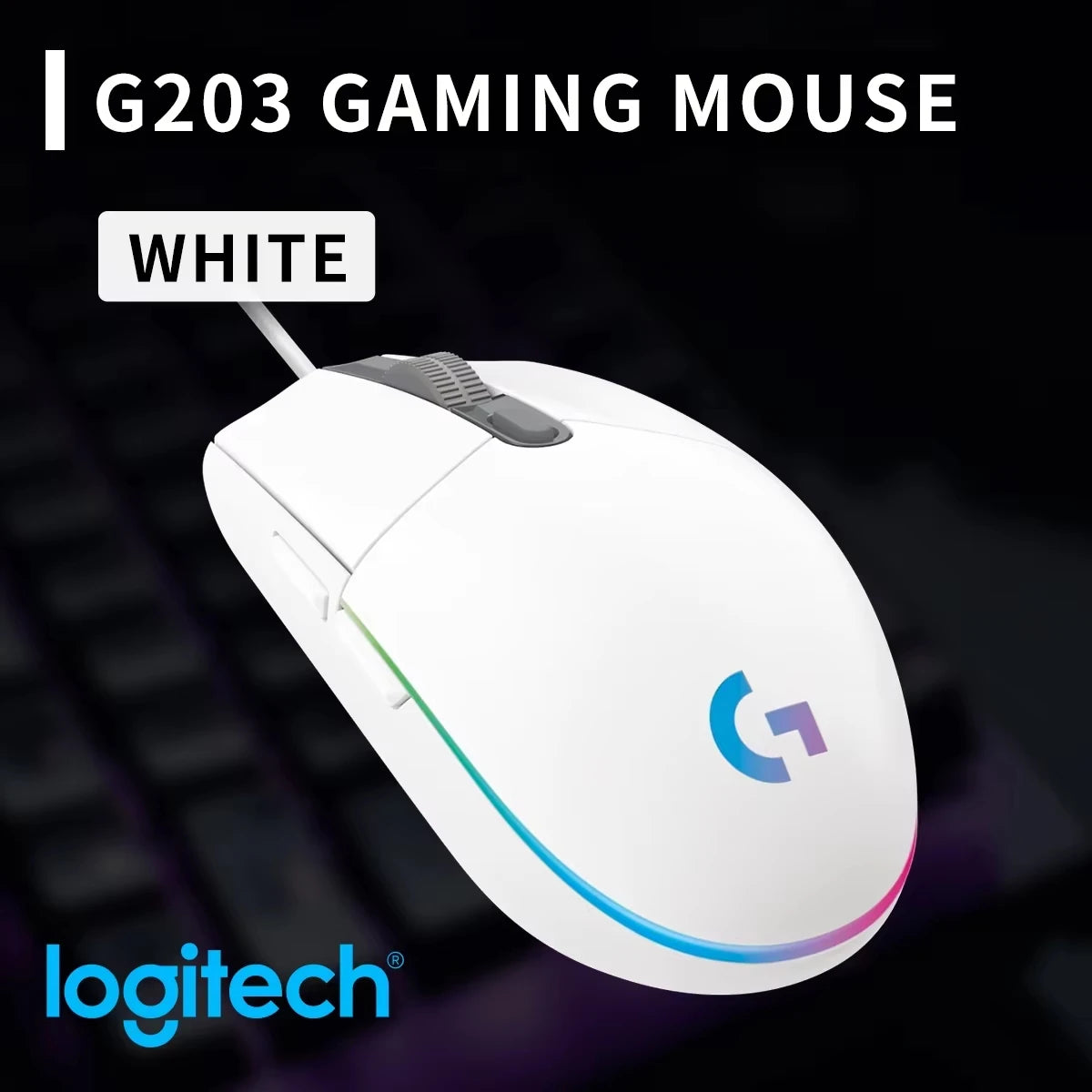 Logitech G305 G304 Gaming Mouse High DPI Precise Positioning Long Lasting Battery Perfect for Home Office Travel PC Gamer