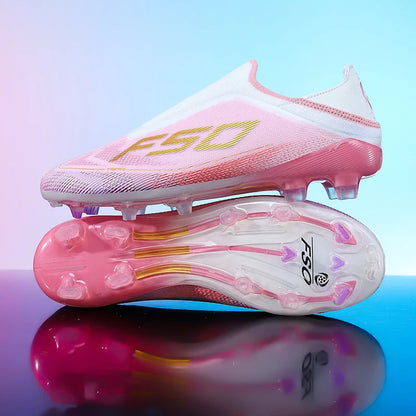 New Men Soccer Shoes Hot-selling Grass Cleats High-quality Match Outdoor Football Boots Non-Slip Boys Sneakers High-top Light