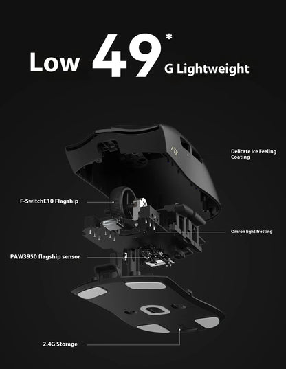 ATK Blazing Sky X1/X1V2 Wireless Gaming Mouse 8K Low Latency Lightweight FPS Liekong E-sports Gaming Mouse Custom PC Accessories