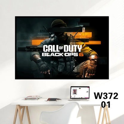 《Call of Duty: Black Ops 6》PS GAME Canvas Poster Call of Duty 21 HD large wall art decorative painting Home bedroom Decor gift