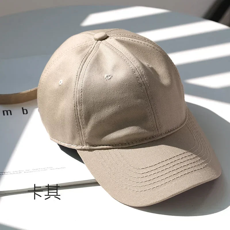 Wholesale Men Women Soft Top Baseball Cap With Custom Logo Unisex Adjustable Dad Hat Shade Hip Hop Summer Sunshade Hat Sport Hat