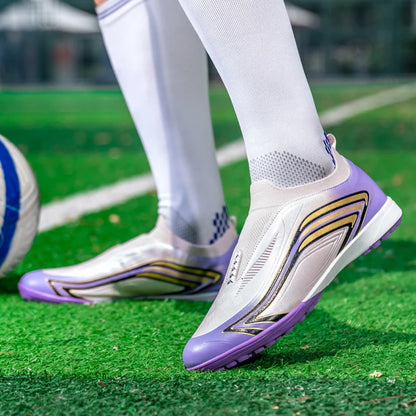 Chaussures de football pour hommes, crampons antidérapants, idéales pour l'entraînement sur gazon et les matchs quotidiens, parfaites pour l'exercice et le football, Chuteira Campo