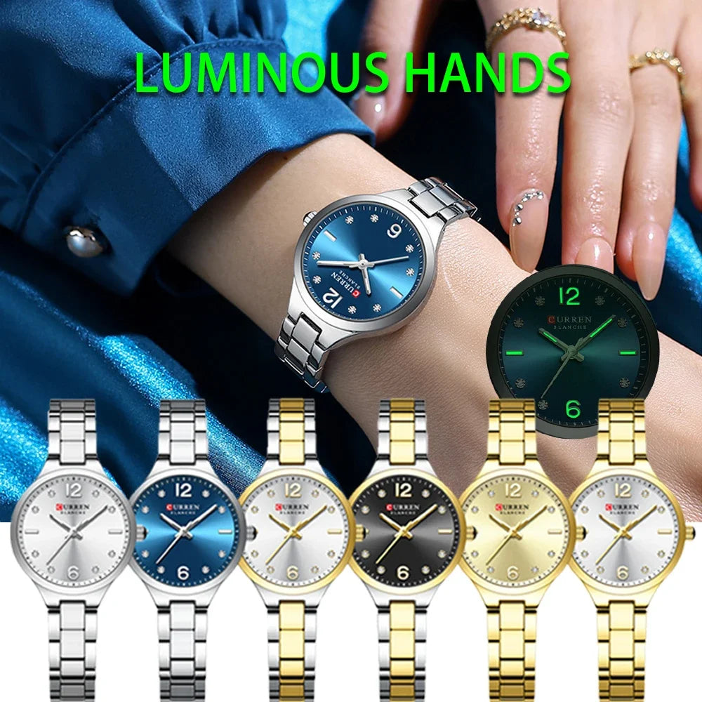 CURREN Luxury Women Bracelet Quartz Watches For Women Magnetic Watch Ladies Sports Dress Wrist Watch Clock Relogio Feminino