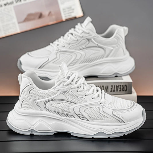 Men's speed casual sneakers spring summer soft-sole anti-slip breathable outdoor running shoes fashion Youth Joker sports shoes