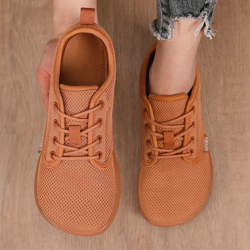 Women's Walking Flat Shoes Soft Mesh Suitable for Travel Wide Palms Lightweight Support Fitness and Leisure Sports Shoes for Men