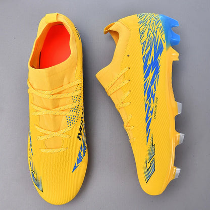 Nouvelles chaussures de football professionnelles pour hommes, chaussures de football antidérapantes, unisexes, respirantes, chaussures de futsal, nouvelles chaussures à crampons, livraison directe, ultralégères