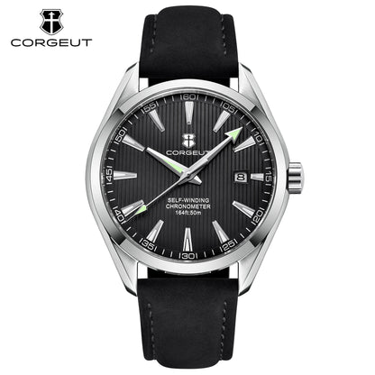 CORGEUT 41mm Luxury NH35 Movement Watch for Men Sapphire Glass Sport Clock Automatic Men's Watch Mechanical Watches