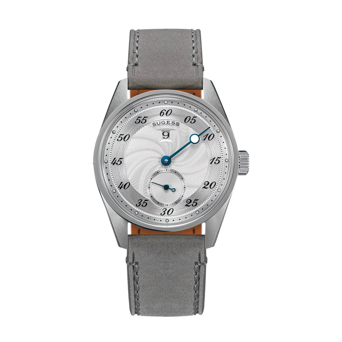 Sugess Mens Watch Automatic ST1721 Movement Aventurine Mechanical Wristwatches Hardlex Glass Fashion Simple Business Clock S451