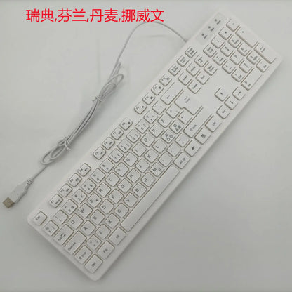 Spanish Keyboard Russian Arabic Portuguese French Polish Italian German Turkish Romanian Swiss Thai Keyboard 100% Layout ISO W65