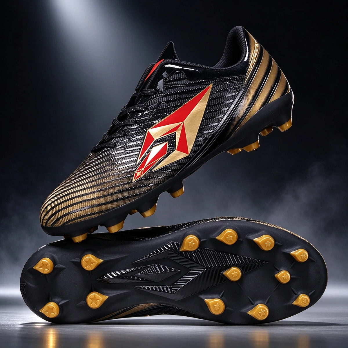 Nouveau modèle de chaussures de football pour hommes, crampons de football, chaussures d'entraînement antidérapantes AG, chaussures de football, crampons longs, pour les compétitions, ult
