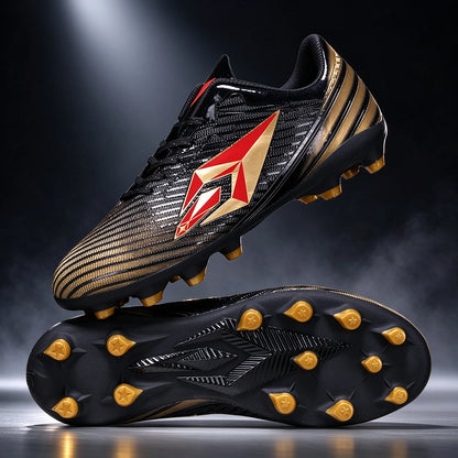 Nouveau modèle de chaussures de football pour hommes, crampons de football, chaussures d'entraînement antidérapantes AG, chaussures de football, crampons longs, pour les compétitions, ult