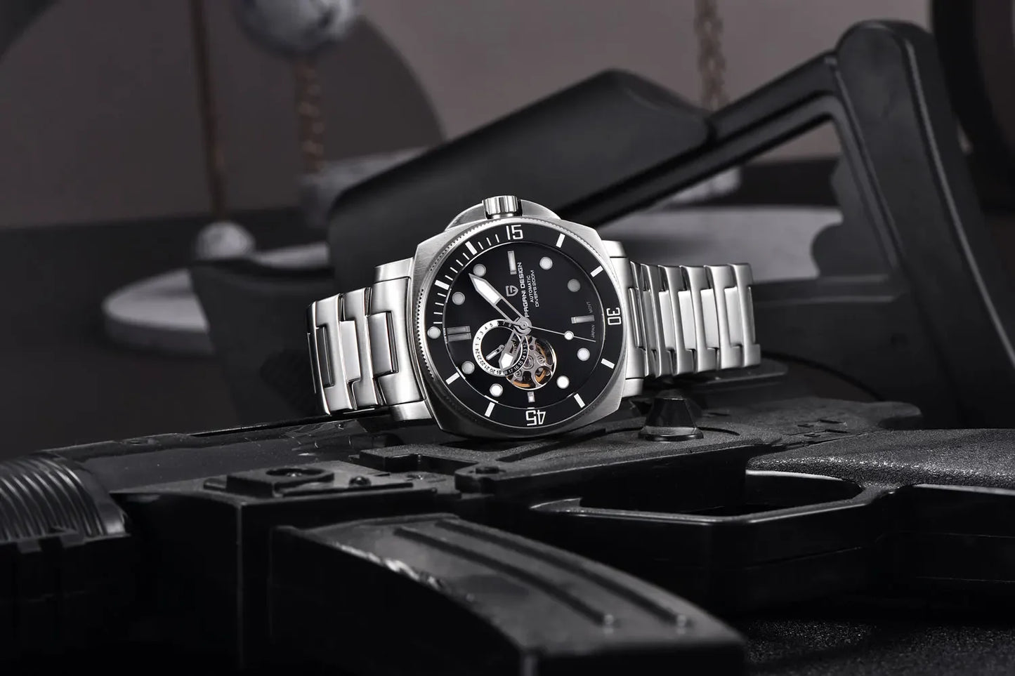 PAGANI DESIGN 2026 Original 43MM Men's Automatic Mechanical Watch NH39 200M Waterproof AR Sapphire Mirror Watches For Men