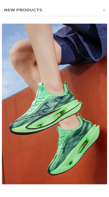 Running Shoes Marathon Speciality Men Sports Carbon Board Breathable Ultralight Womens Comfy Athletic Cushion Stability Sneakers
