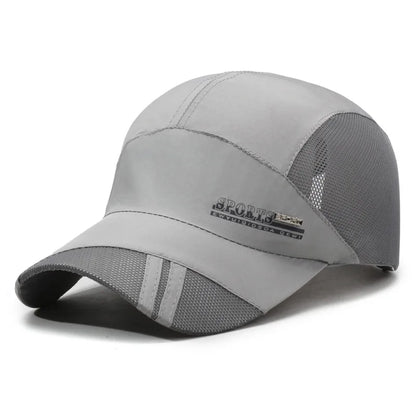 Unisex-Outdoor-Sport-Mesh-Kappe mit Schnell-Trocken-Funktion – Baseballkappe zum Sonnenschutz im Sommer