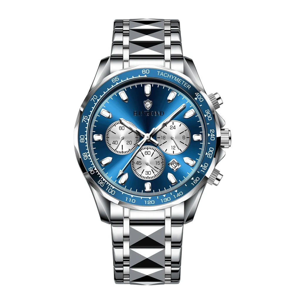 Montre automatique pour Homme bleu sport numérique haut de mode montres à Quartz horloge montres de luxe