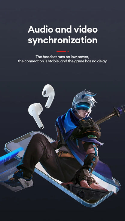Lenovo LP40 Pro Earburds Wireless Bluetooth HIFI Stereo Sound HD Call Headphones Long Endurance Low Latency Gaming Earphones