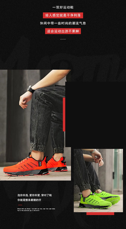 Men's Fashion Sneakers Breathable Comfortable Lightweight Walking Shoes Casual Sports Running Tennis Gym Training Shoes for Men