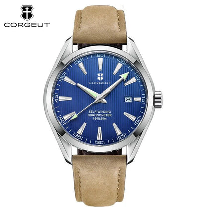 CORGEUT 41mm Luxury NH35 Movement Watch for Men Sapphire Glass Sport Clock Automatic Men's Watch Mechanical Watches