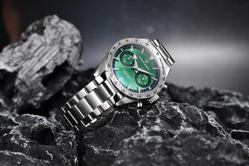 2026 New PAGANI DESIGN Retro Mens Watches Moon Quartz Watch For Men Speed Sports Chronograph AR Sapphire VK64 Clock Reloj Hombre
