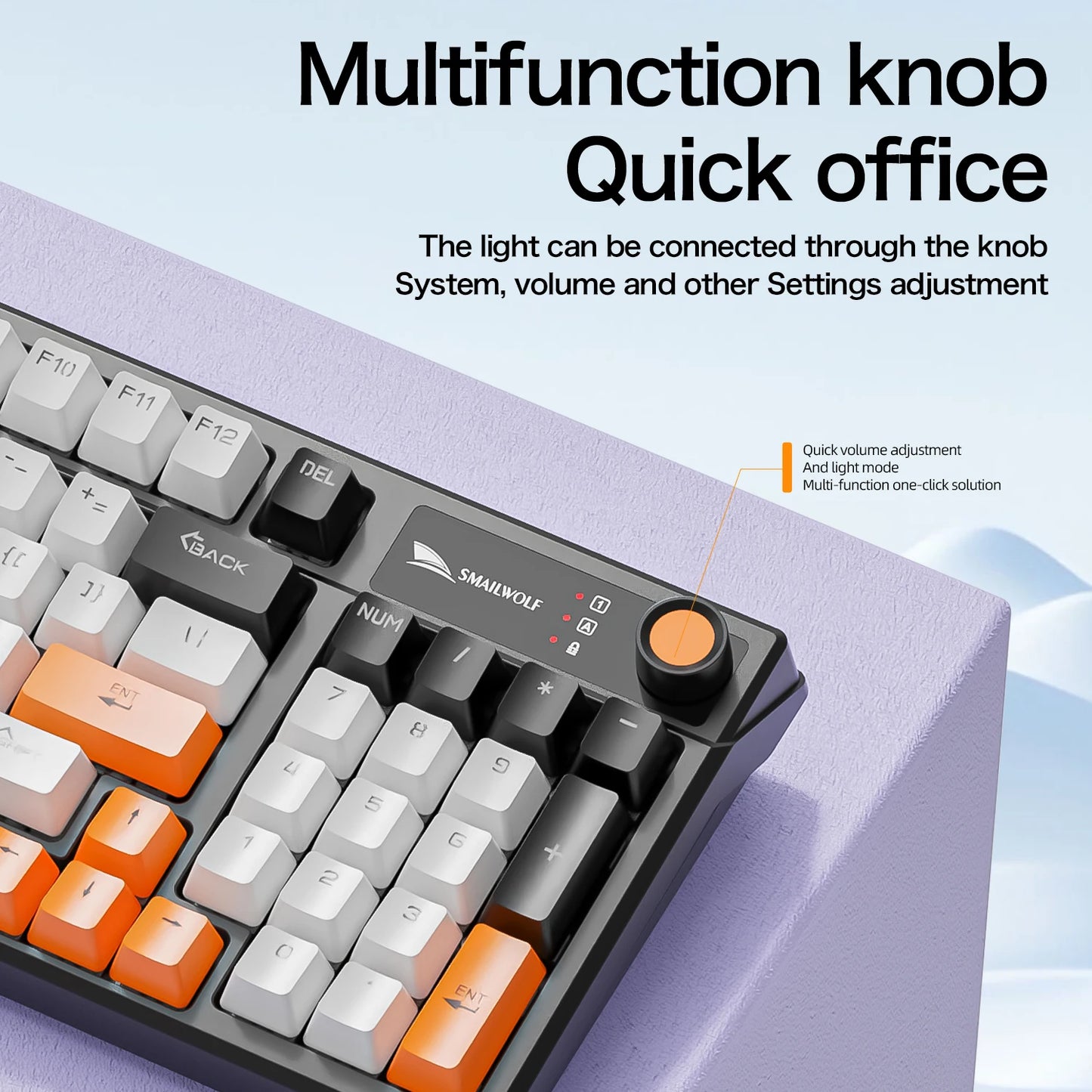 SMAILWOLF SK15 Mechanical keyboard wired full-key rollover gaming e-sports notebook office 98 keys customized in Russian