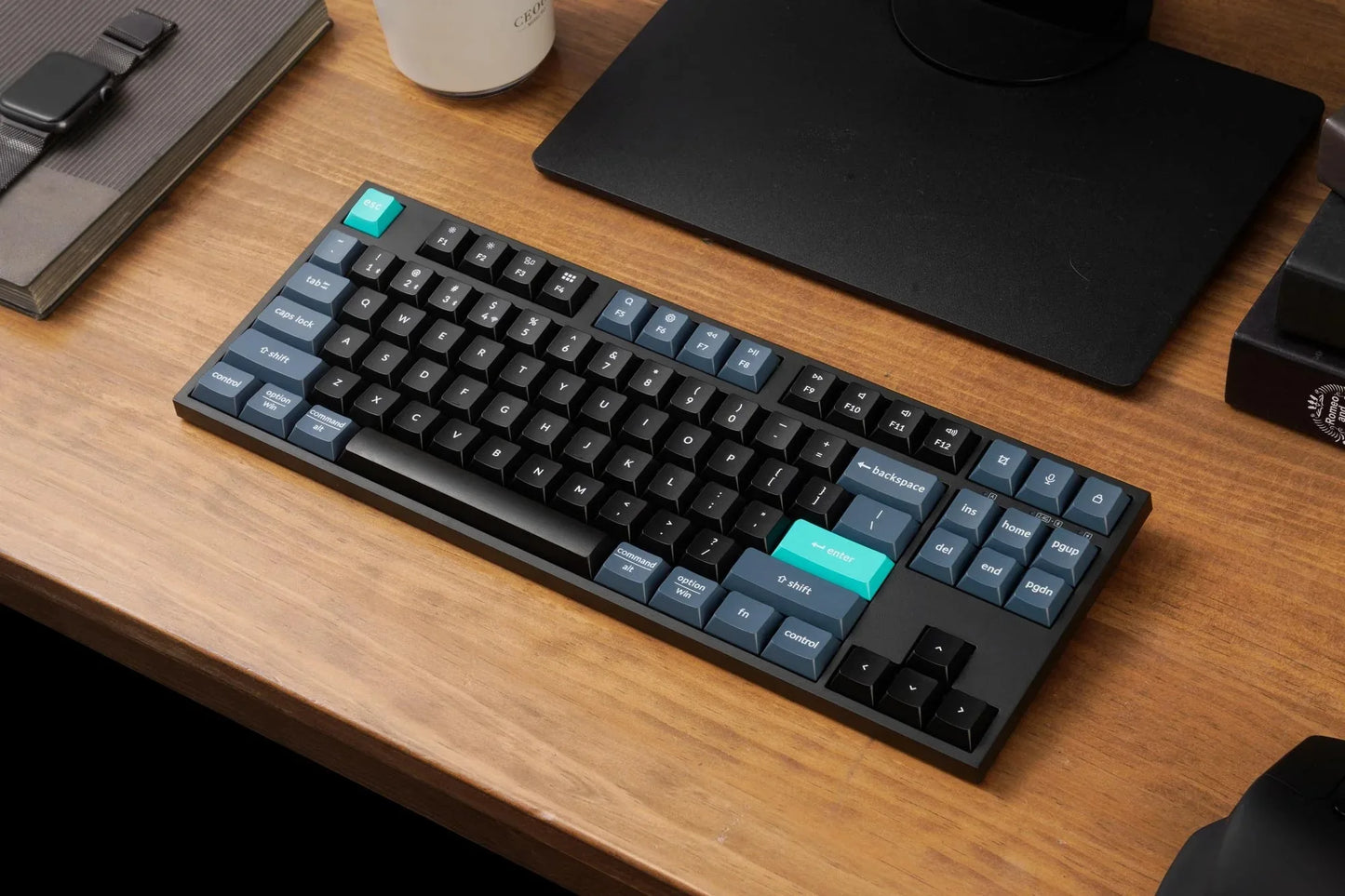 Keychron B33 Wireless Keyboard 80% TKL Layout Scissor Mechanism Switch Silent Typing 2.4G and Bluetooth Connection