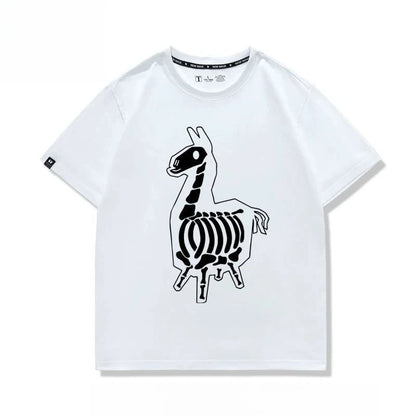 New Fortnite short-sleeved creative high-value cartoon cartoon cool printed men's and women's breathable sweat-absorbent T-shirt