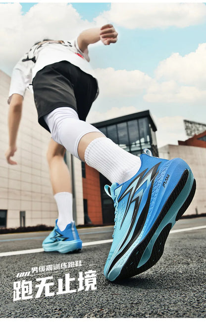Sports Running Shoes Speciality Marathon Men Breathable Lightweight Carbon Board Women's Comfortable Athletic Nonskid Sneakers