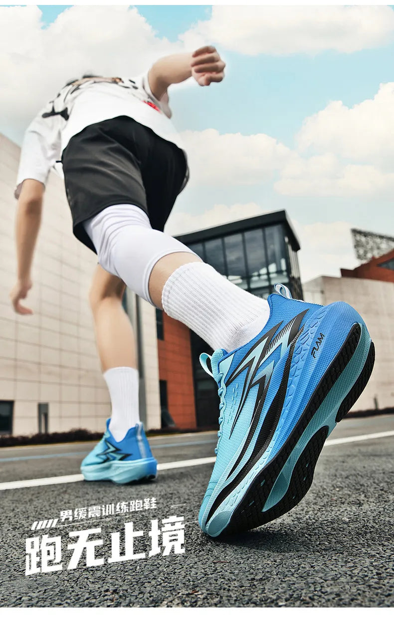 Running Shoes Speciality Marathon Men Sports Breathable Lightweight Carbon Board Women's Comfortable Athletic Nonskid Sneakers