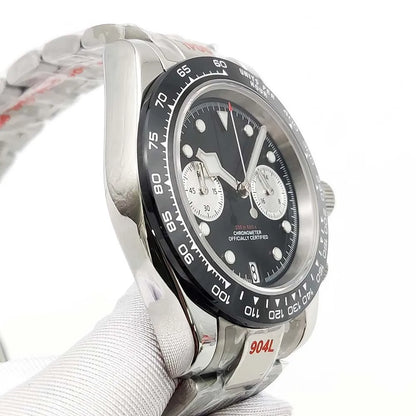 Men's VK64 Sapphire Quartz Stainless Steel Chronograph Casual Sport Waterproof Men's Automatic Watch