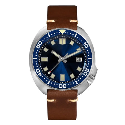 San Martin Turtle Men Diver Watch 44mm NH35 Automatic Mechanical Wristwatch Sapphire Waterproof 200m Luminous Relojes SN0047