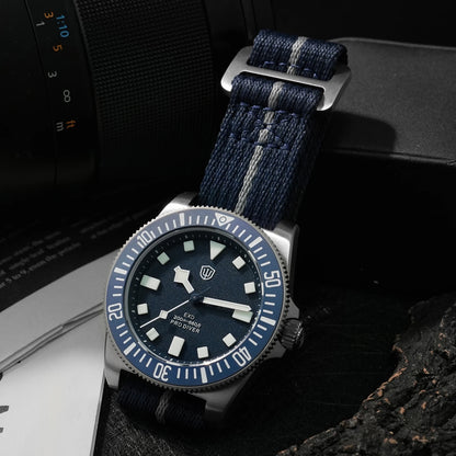 Watchdives EXD V2 40mm Titanium Watch Exchangeable X Design VH31 Sweep Second Movement Quartz Watches Luminous Waterproof 200M