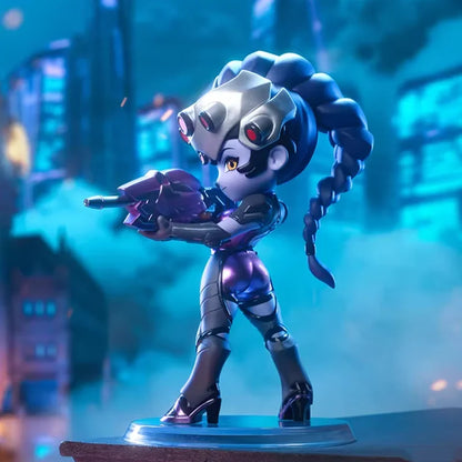 POP MART Overwatch Play of The Game Series originali akloji dėžutė, staigmenos paslaptinga dėžutė, mielos anime veiksmo figūrėlės, dekoracijos ir figūrėlės