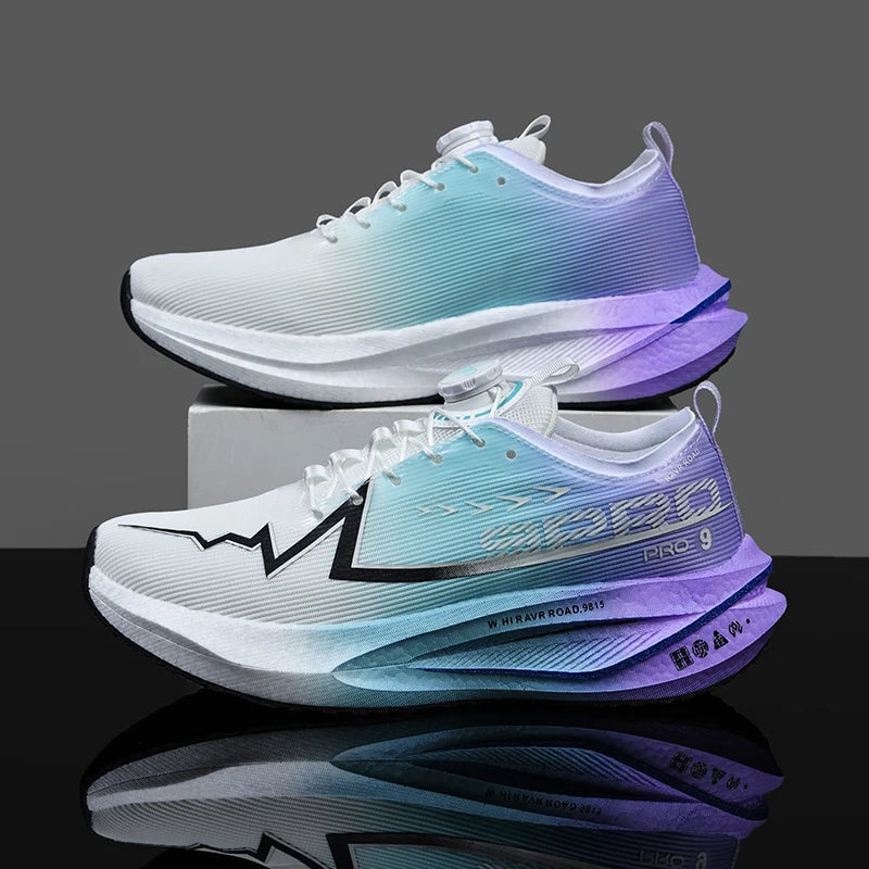 Casual Running Shoes Men Marathon Sports Carbon Board Breathable Lightweight Women's Comfortable Athletic Nonskid Sneakers 2026
