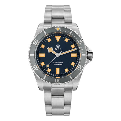 Watchdives WD5513Q Watch VH31 Sweep Second Movement Stainless Steel Sapphire Crystal Business Wristwatch Vintage Watches