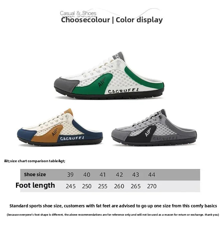 Ανδρικά casual αθλητικά παπούτσια slip-on με κορδόνια, αναπνεύσιμο mesh, unisex, για άνοιξη και φθινόπωρο, χαμηλά, επίπεδα, γρήγορη και εύκολη εφαρμογή