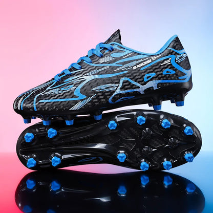 New Men Soccer Shoes Sport Training Football Boots Soft Ultralight Breathable Professional Sneakers Unisex Grass Cleats Match