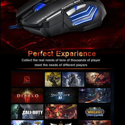 Wired Gaming Mouse Gamer Computer Mouse RGB Backlit Ergonomic Mouse Silent Backlight Mause LED 7 Buttons USB Mice For PC Desktop