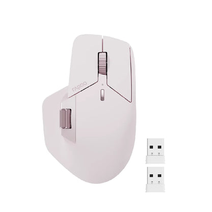 Rapoo MT760/MT760Mini Multi-mode Rechargeable Wireless Bluetooth Mouse Ergonomic 4000 DPI Support Up to 4 Devices Office Mice