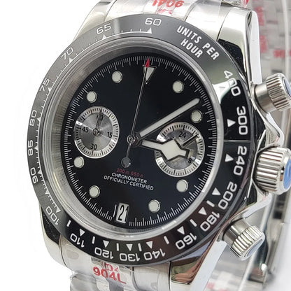Fashions 39.5MM Quartz Watch VK64 Chronograph Men's Watch Sapphire Glass design vintage Watch Wristwatches Calendar