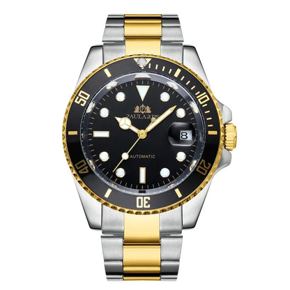 Automatic Mens Watch Mechanical Movement Stainless Steel Gold Silver Green Red Dial Date Strong Luminous Luxury Watches